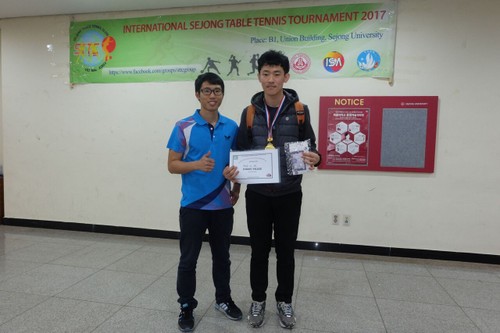 Sinh viên Việt Nam tại Hàn Quốc tổ chức giải bóng bàn quốc tế Sejong 2017 - ảnh 7